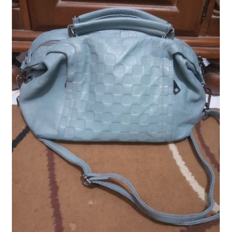 Preloved Tas Kulas Warna Biru Muda