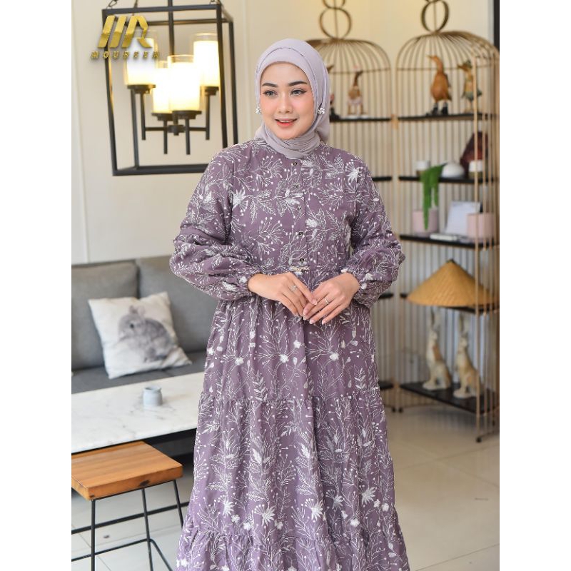 KATUN BORDIR TIMBUL-GAMIS KATUN BORDIR TERBARU FULL FURRING COD
