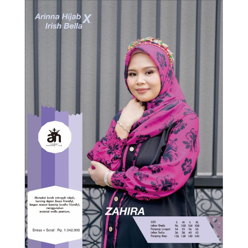 Arinna Zahira X irish bella  Series  by Arinna hijab | Gamis Wanita | Gamis terbaru  |  Wolfis premi