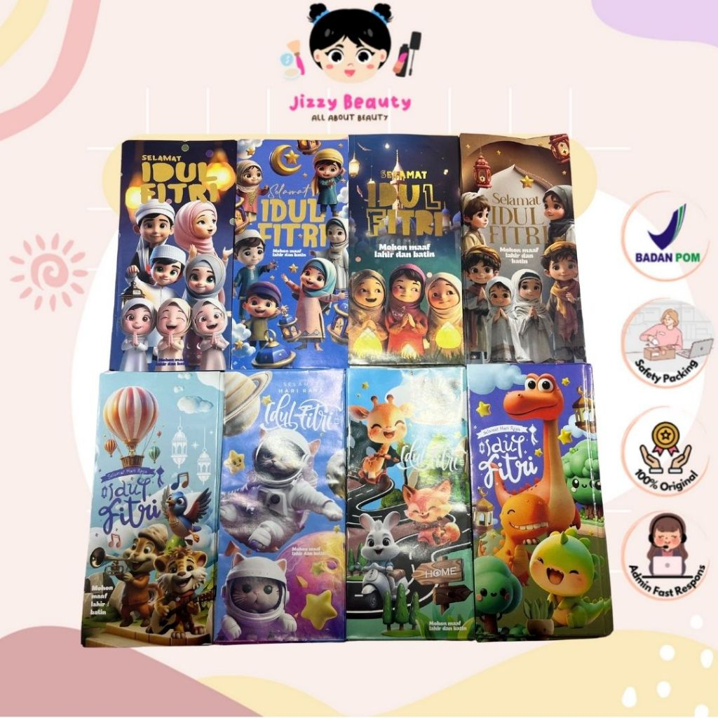 

Jizzy Beauty - Amplop Lebaran Lucu Terbaru Edisi Karakter 2025