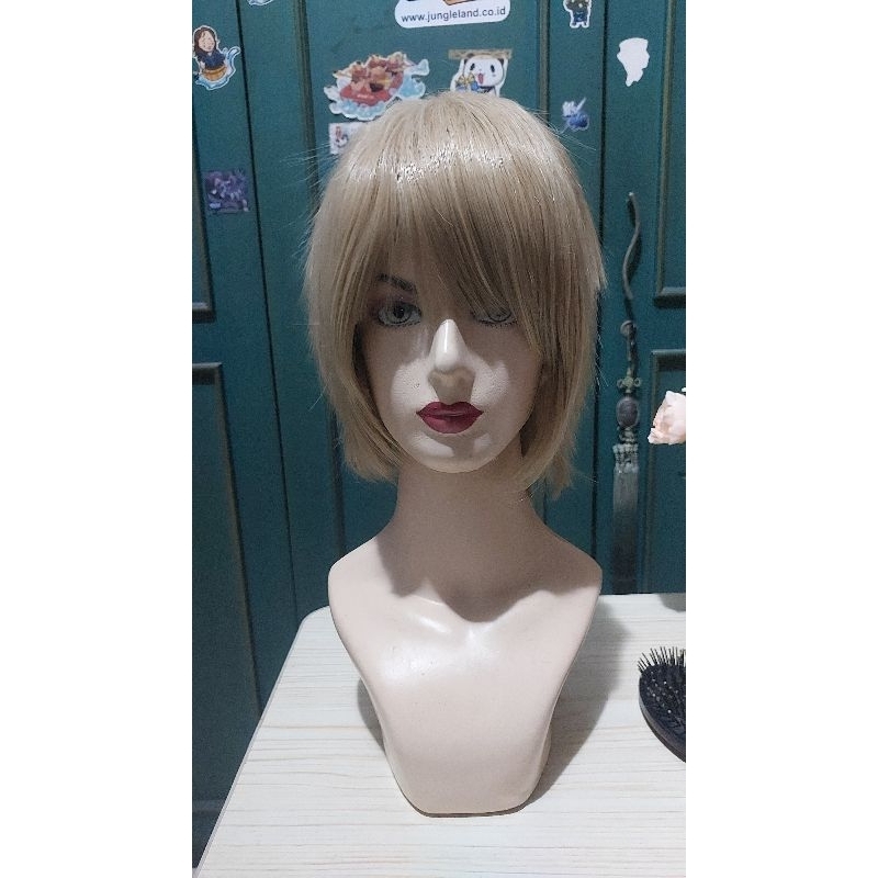 Wig Base Ash Blonde 30cm