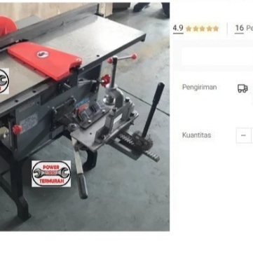 Mesin Kayu KAFER 30 cm MQ443 Ketam Meja Duduk Multifungsi MQ 443 Bench