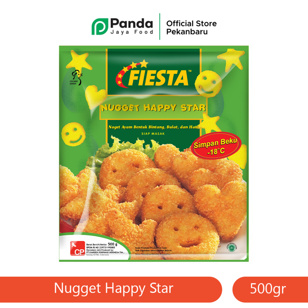 

Fiesta Nugget Happy Star 500 Gram