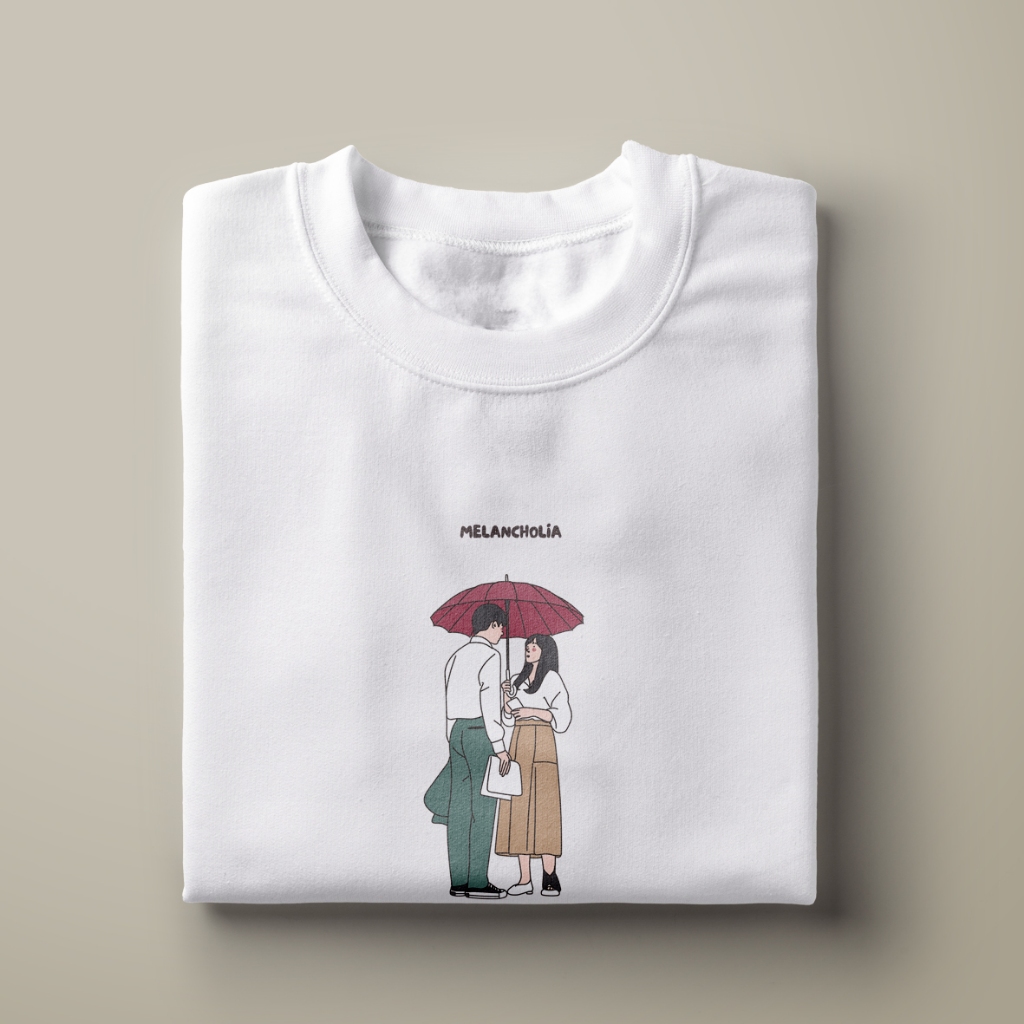 KAOS KDRAMA MELACHOLIA KOREAN DRAMA T-SHIRT KOREAN DRAMA KDRAMA MERCHANDISE KAOS DRAMA KOREA