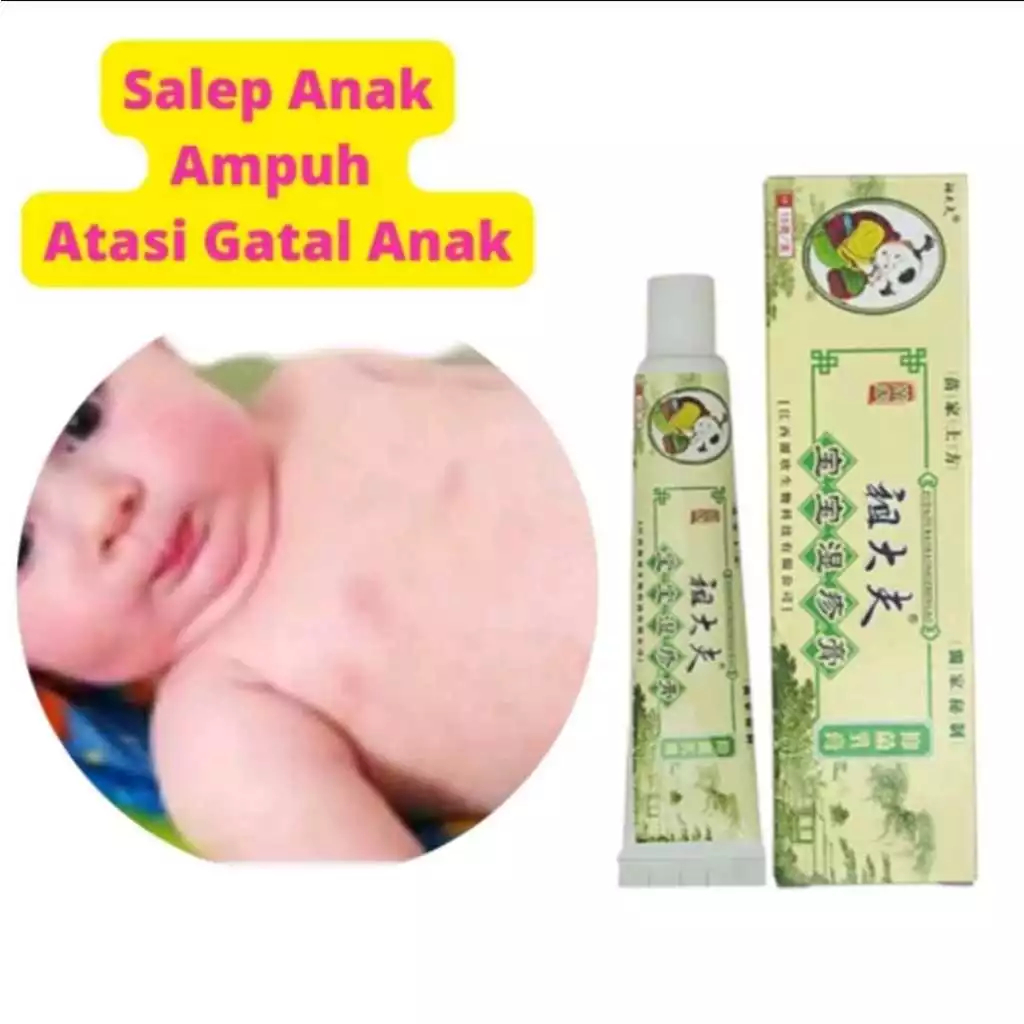 Salep Gatal Anak 100% ZUDAIFU Asli Salep Bayi Salep Herbal Anak Salep Kulit Eksim Infeksi Jamur