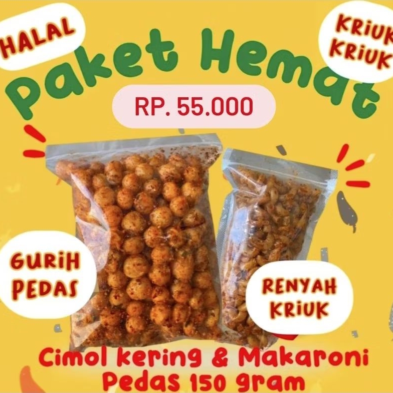 

MAMACIN - [PAKET HEMAT] PAHE CEMILAN KILOAN NYIKRUH ENDUL