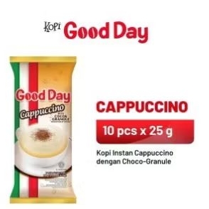 

GOODDAY CAPPUCINO KOPI INSTANT 10X25g