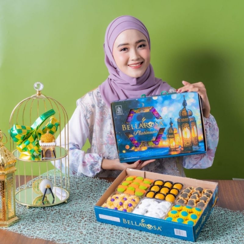 

BELLAROSA 2025 KUE KERING LEBARAN/HAMPERS parcel lebaran/PAKET BERKAH LEBARAN IDUL FITRI free kartu ucapan