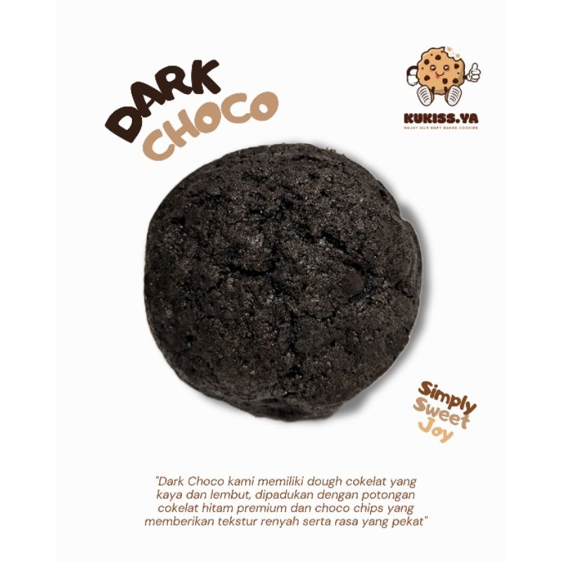 

Soft Cookies (by KUKISS.YA) - Dark Choco Soft Baked Cookies