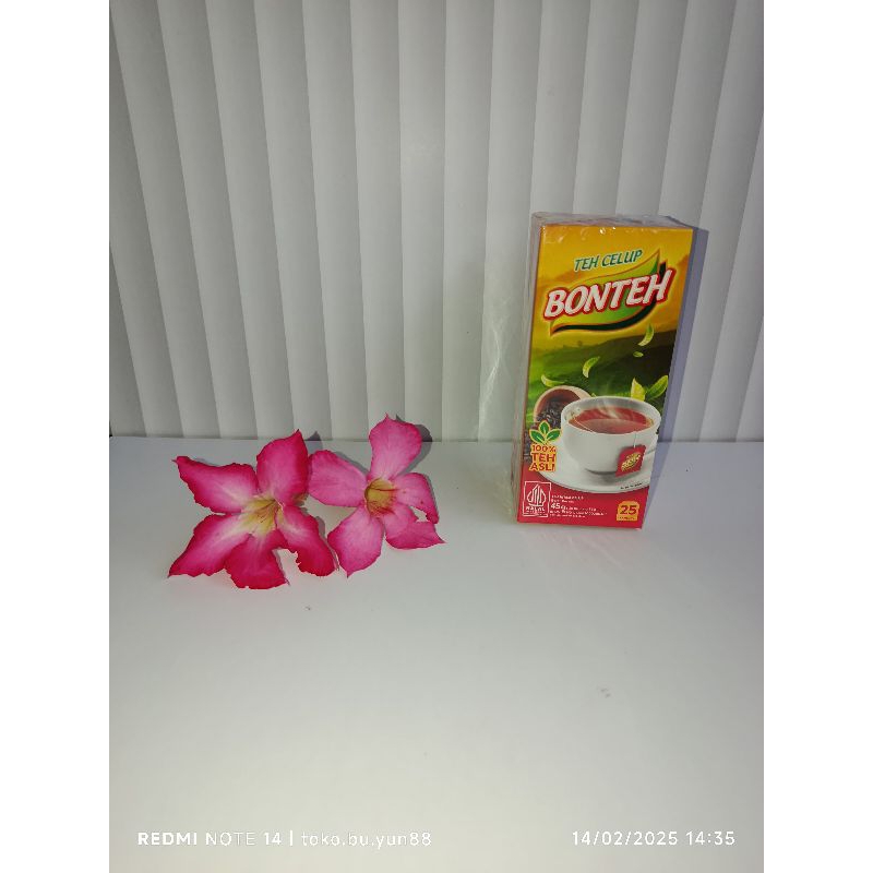 

Teh Celup Cap BONTEH 25 tea bags x 1,8gr/ teh hitam/ teh asli/ teh wangi