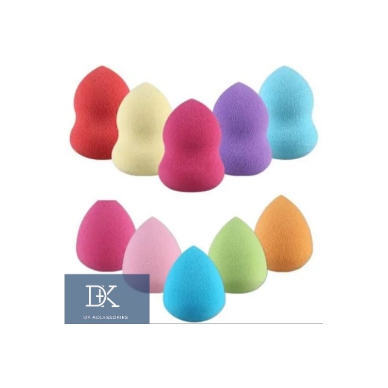 Spons Telur | Spons Guci | Spons Set Kuas Isi 12Pcs