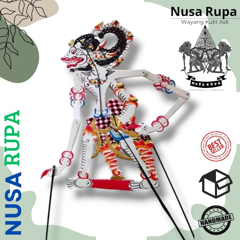 Wayang kulit Asli Hanoman Anoman tinggi -+45cm