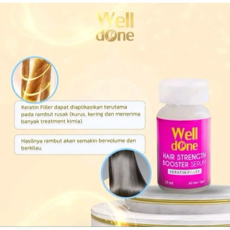 Well done booster serum keratin filler