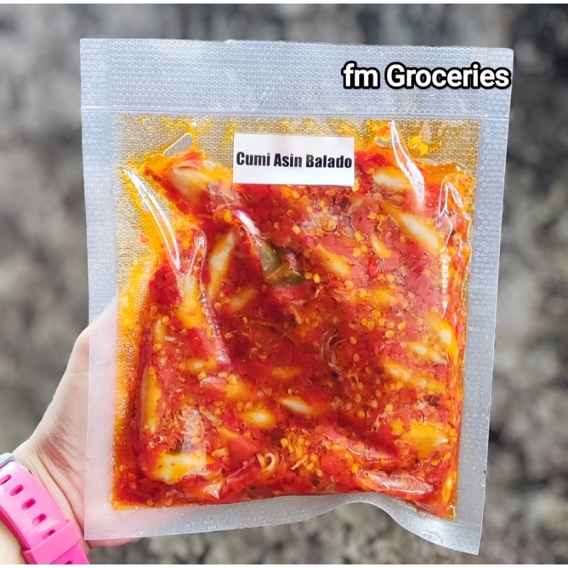 

Cumi Asin Balado 250gr Homemade & Halal