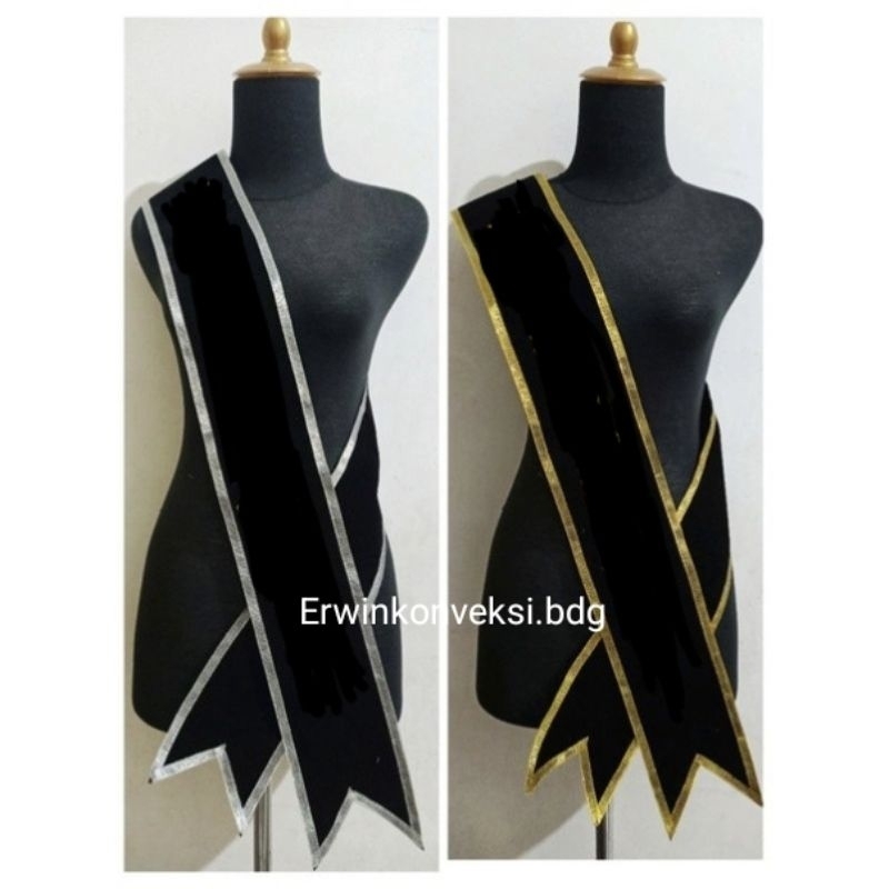 SELEMPANG WISUDA POLOS BAHAN BLUDRU