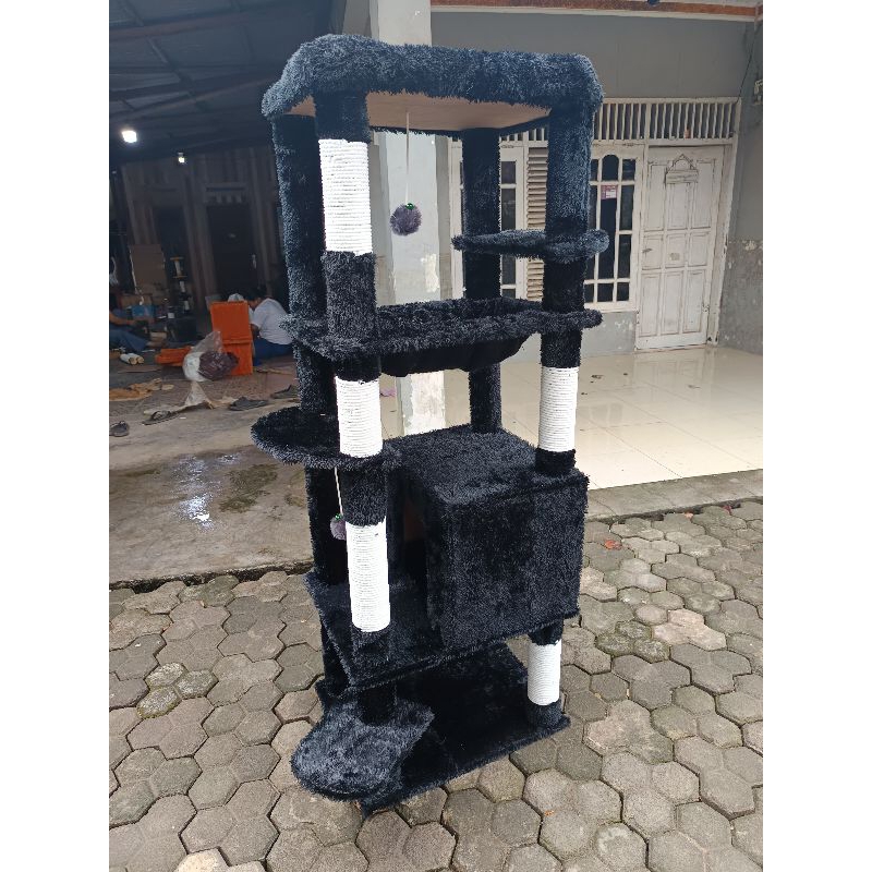 Sellyliavitaliavita Pohon Kucing Heybly Untuk Kucing Besar Berat 10 Kg Up, Menara Kucing Untuk
