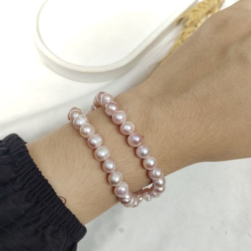 GELANG TASBIH MUTIARA LOMBOK AIR TAWAR