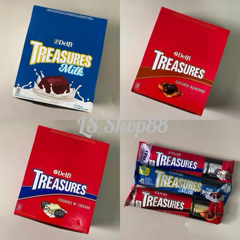

Coklat Delfi TREASURES Box isi 24