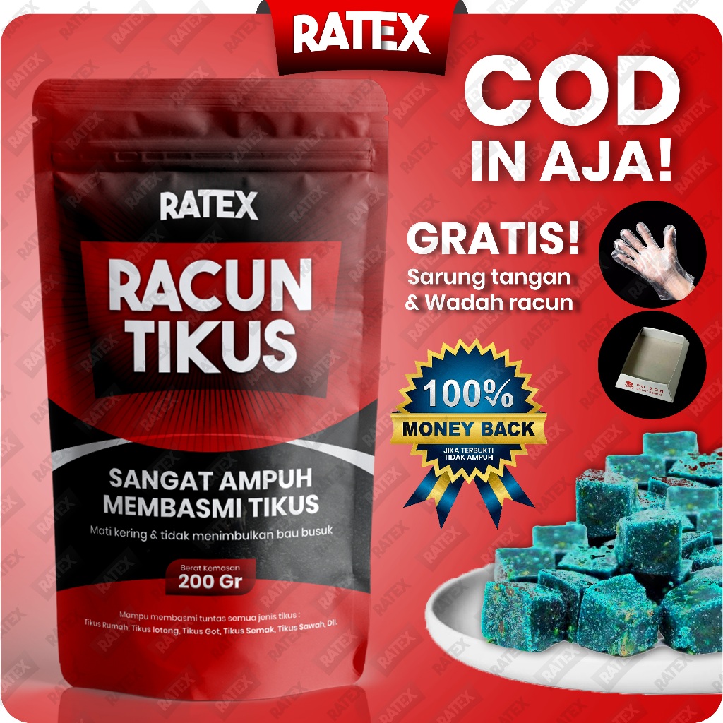 RATTEX - [COD] Pembasmi Tikus Racun Tikus Got Rumah Paling Ampuh Original