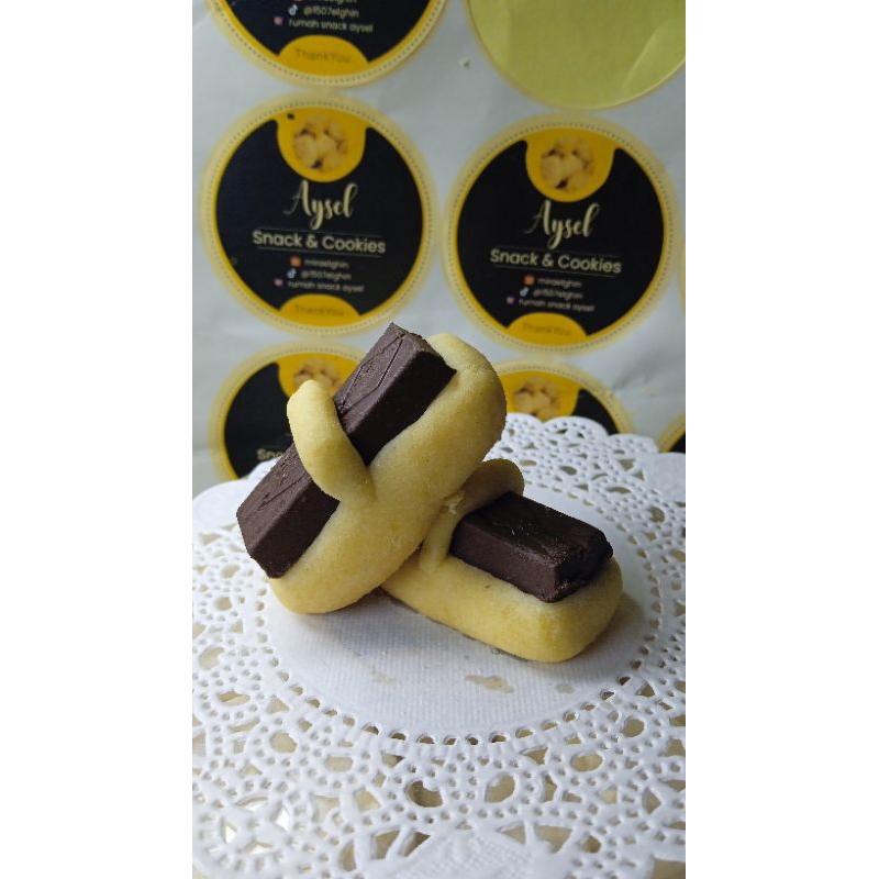 

kue kering stik coklat kue lebaran ukuran toples 250 gram