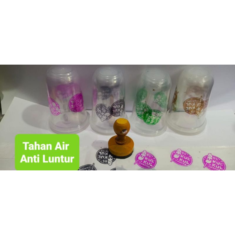 

[CHY] STEMPEL KAYU OTOMATIS PLASTIK PERMANEN GRATIS TINTA / CUP PREMIUM GRADE A