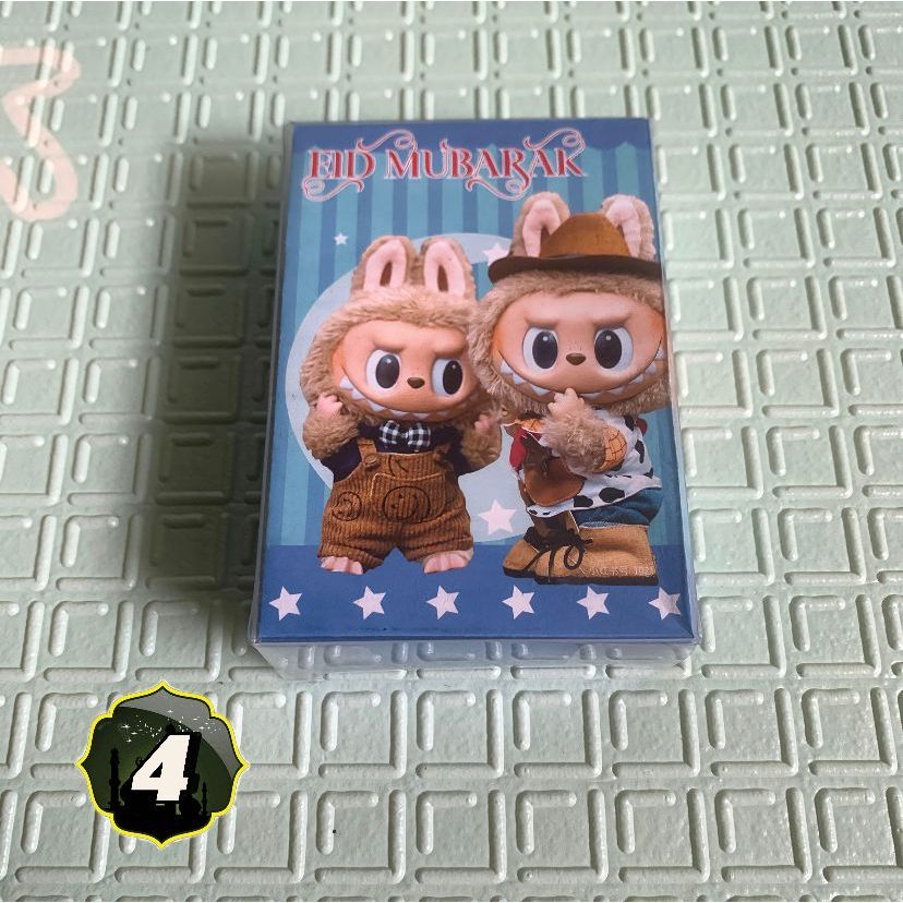 

(MIKA ISI 50) GROSIR AMPLOP LEBARAN Hari Raya Idul Fitri Ramadhan Motif LABUBU lucu isi 50