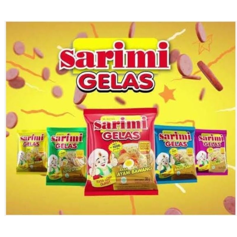 

MURAH Sarimi Gelas renceng isi 10pcs @28gram ( all varian rasa )