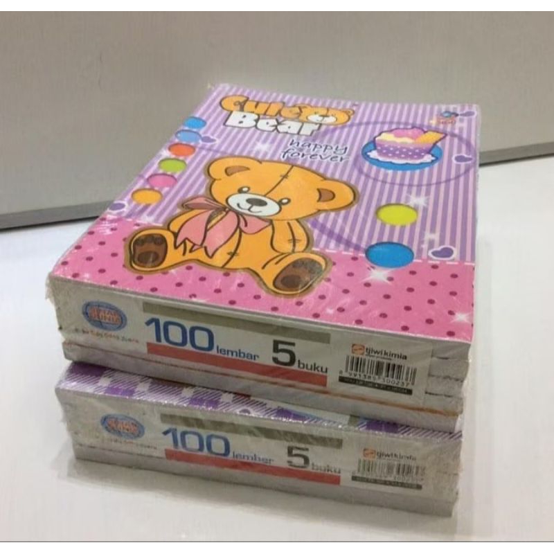 

BUKU TULIS SIDU 100 Lembar / BUKU TULIS SINAR DUNIA 100 Lembar (1PACK = 5 BUKU)