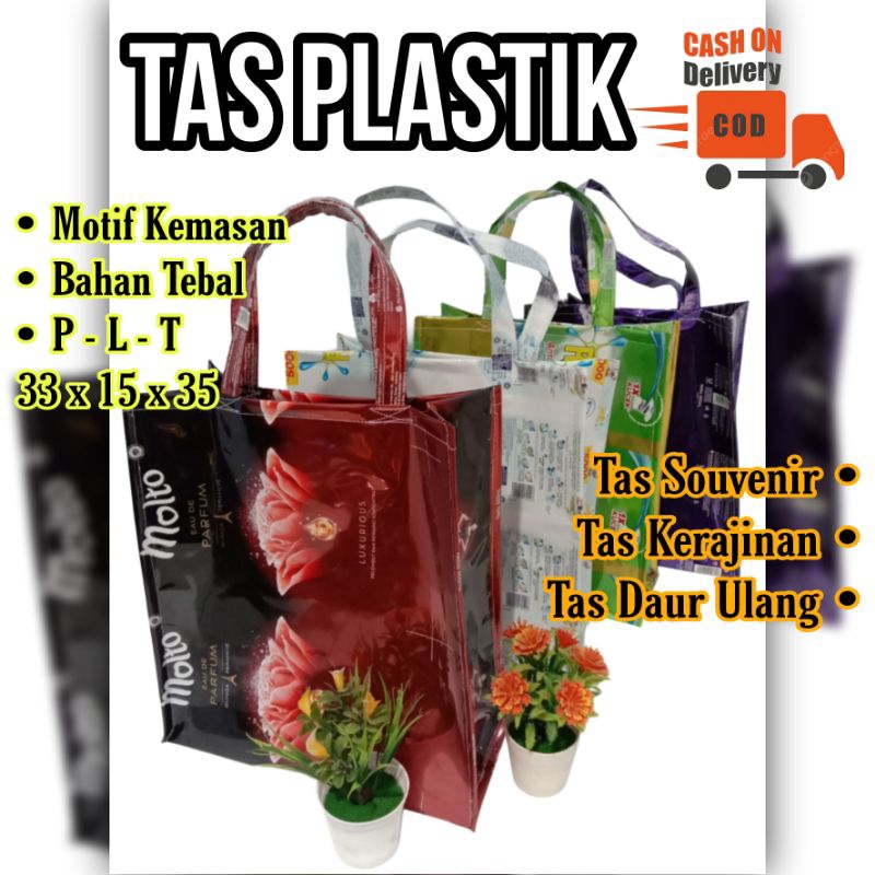 Tas Kerajinan Plastik Pabrik New • Ecer Tebal