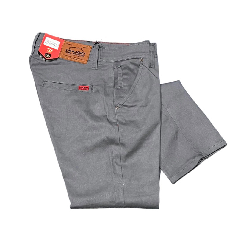 CELANA CHINOS PANJANG PRIA ORIGINAL XHUGO BLESS//CELANA PANJANG KATUN STRETCH CHINOS PRIA ORIGINAL