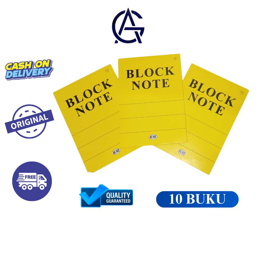 

BUKU BLOCK NOTE / BLOCK NOTE A5 / BUKU SEMINAR