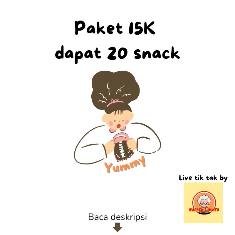

[BACA DESKRIPSI] Paket Snack 15K