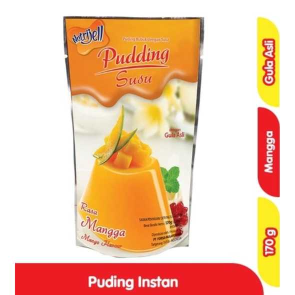 

Nutrijell Pudding Susu Rasa Mangga 170g Nutrijell Puding Susu Mangga 170 g Puding Susu Nutrijell
