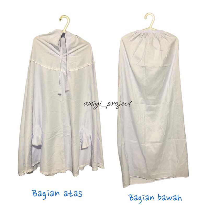 Mukena Putih remaja / Mukena anak remaja