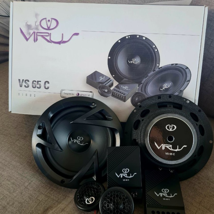 Speaker Split Venom Virus VS65C VS 65 C Speaker Component 6,5 inch