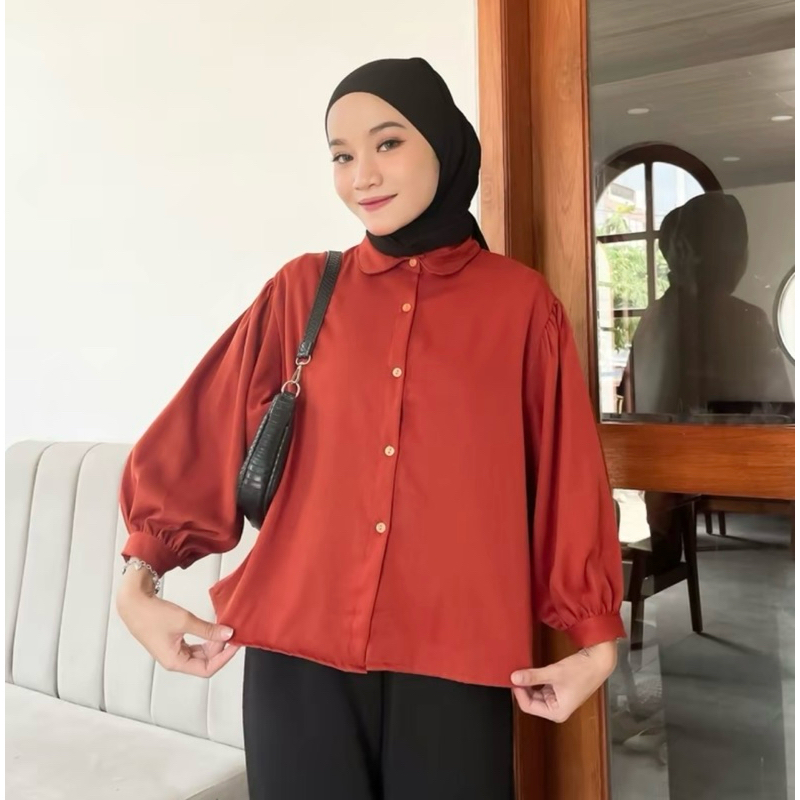 [PRELOVED] ENBE STORE - ELZE BLOUSE - BLOUSE KOREAN - BUNDLING 2