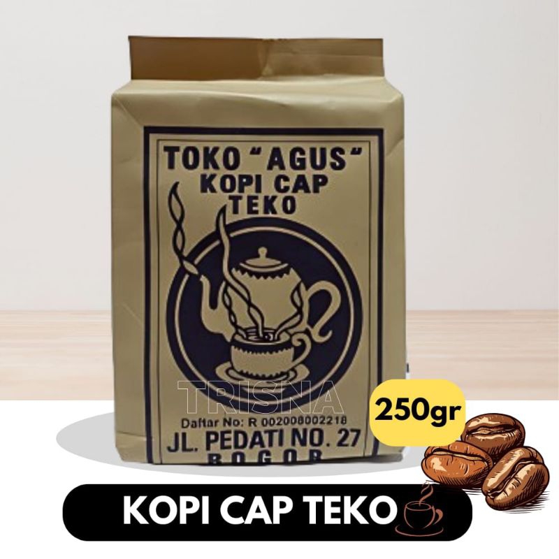 

Kopi Cap Teko 250 gr kopi hitam