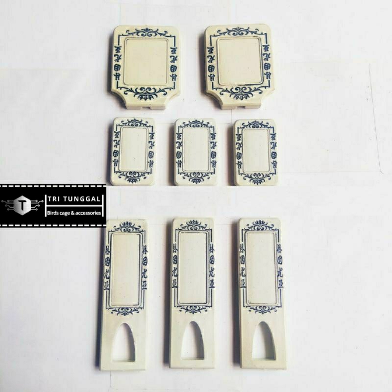 stoper batik plastik sangkar bulat murai batu aksesoris sangkar murai batu