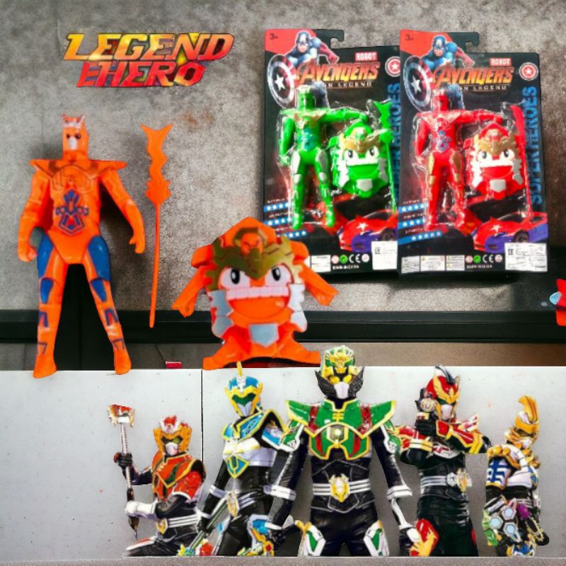 Mainan Action Figure legend hero Jangbi Imperial Joung Gangwu Avengers Union Set Weapon dan senjata