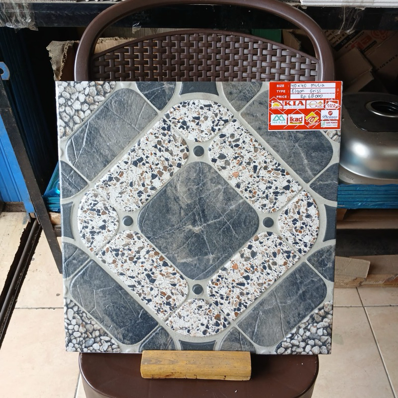 Keramik Mulia Elgon Griss 40x40 KW1
