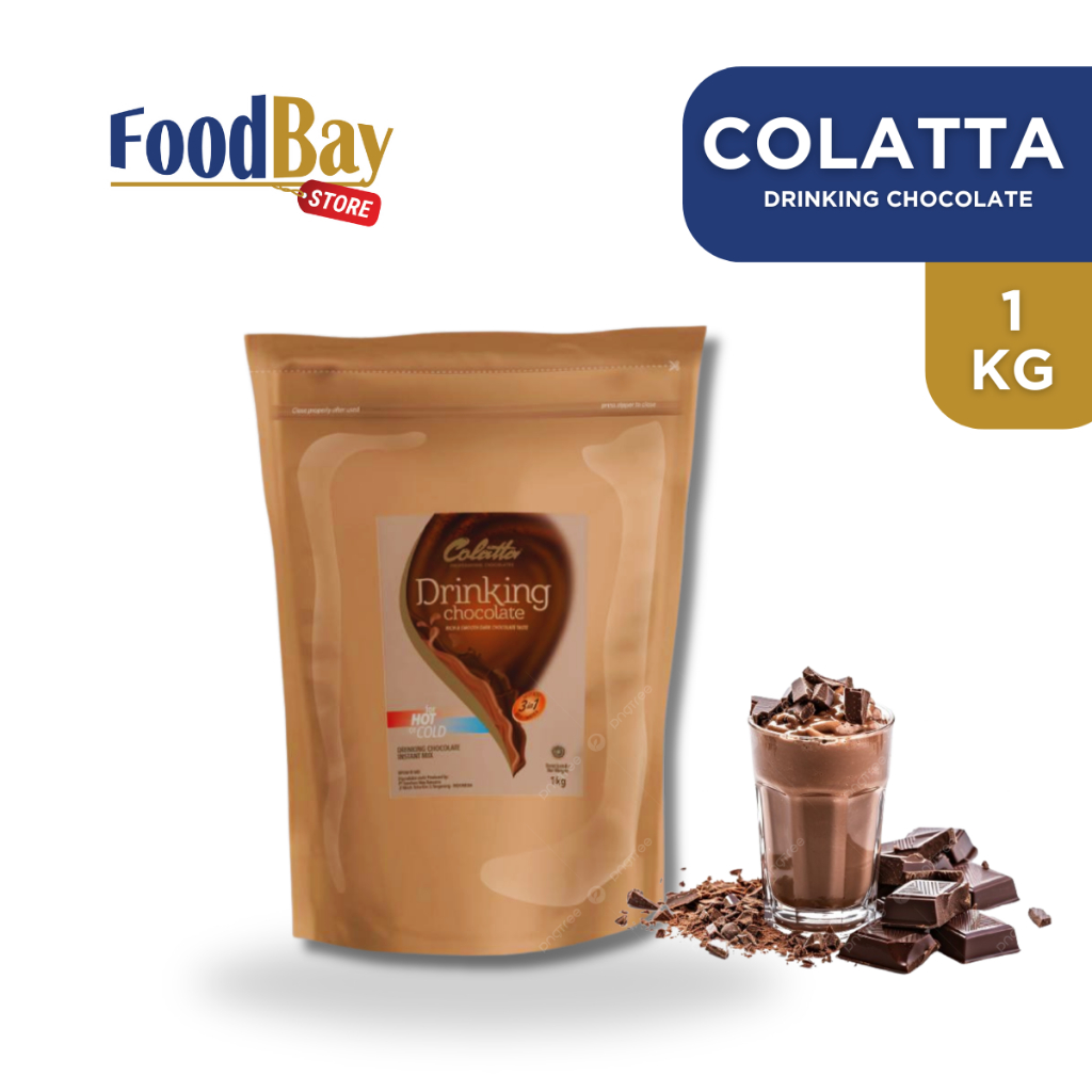 

COLATTA Drinking Chocolate 1 Kg / Bubuk Minuman Coklat / Choco Powder Drinking 1kg