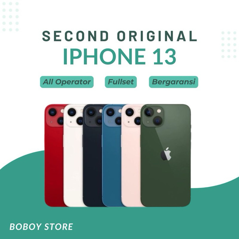 Iphone 13 128Gb /  256Gb / 512Gb Second Mulus Fullset