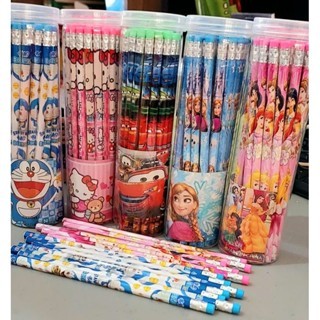 

1tabung=36pcs Pensil 2b Pensil Ujung Setip Karakter Fancy