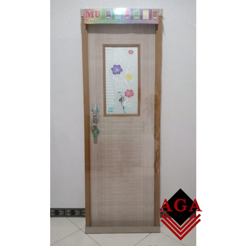 PINTU PVC 1/2 KACA
