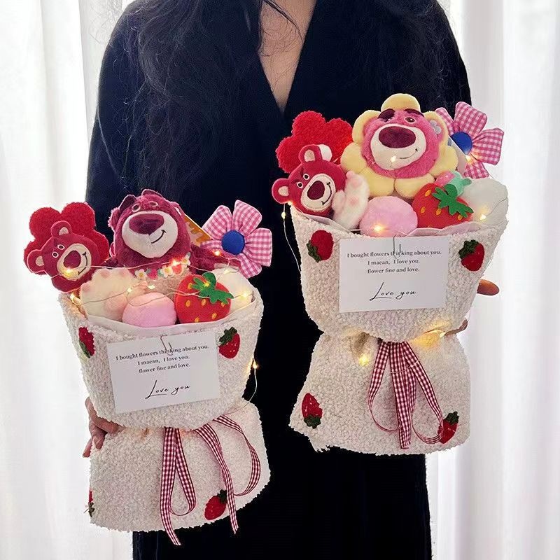DISKON BONEKA BUKET LOTSO HAMPERS LOTSO BONEKA SANRIO KUROMI CINNAMOROLL MYMELODY LUCU MEWAH HADIAH