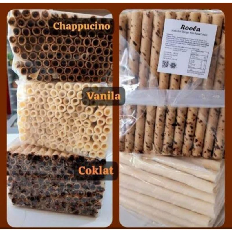 

Roola Waferrolls 1kg | Roola Eggsrolls 1kg