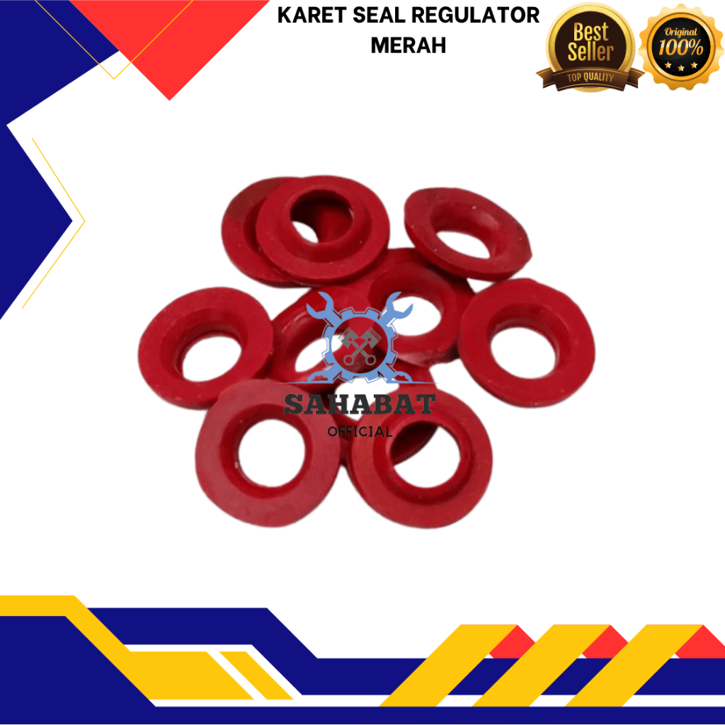 KARET SEAL REGULATOR MERAH ANTI BOCOR