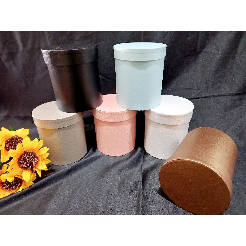 

Box Bulat/Box bulat hampers ukaran kecil