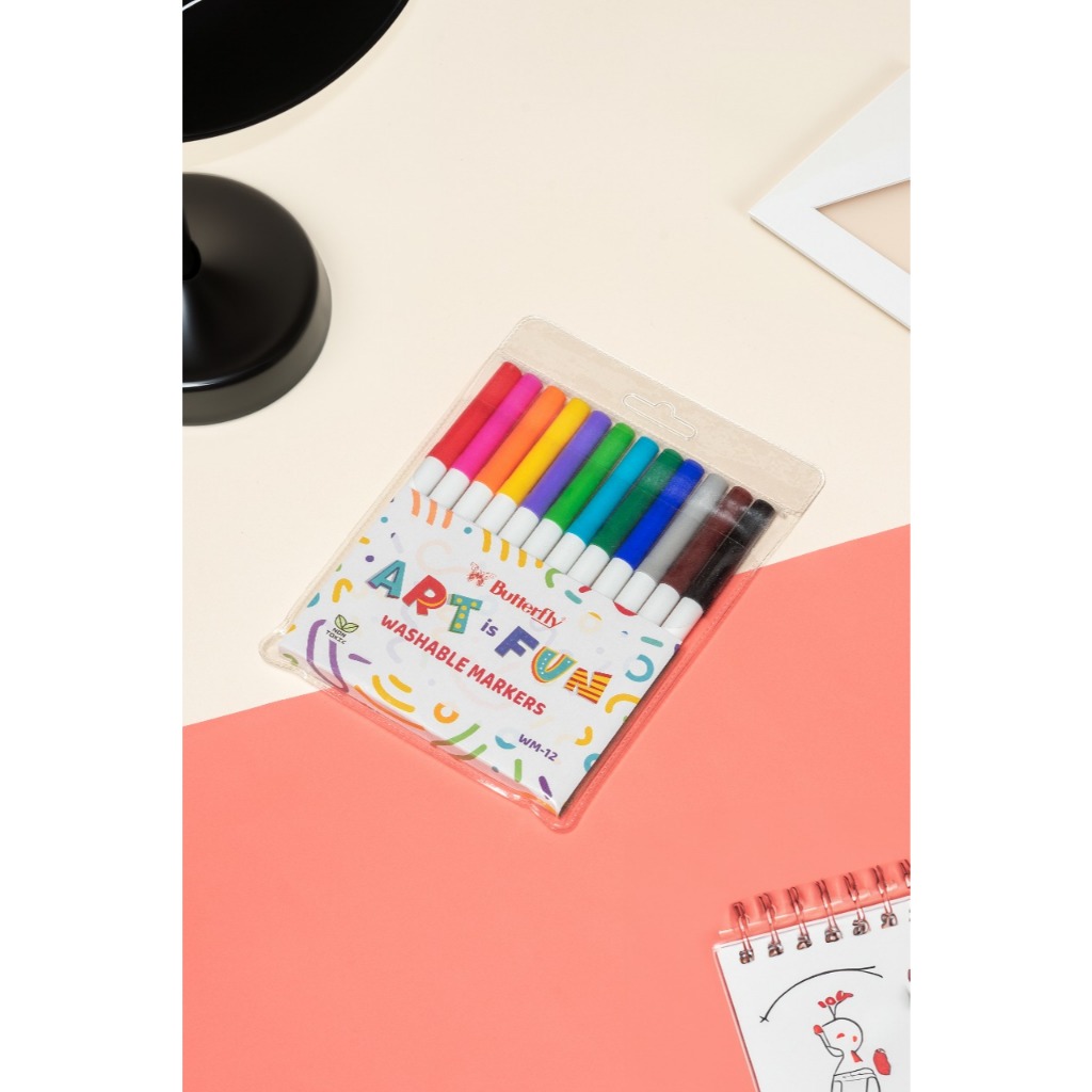 

Butterfly Washable Marker "Art is Fun