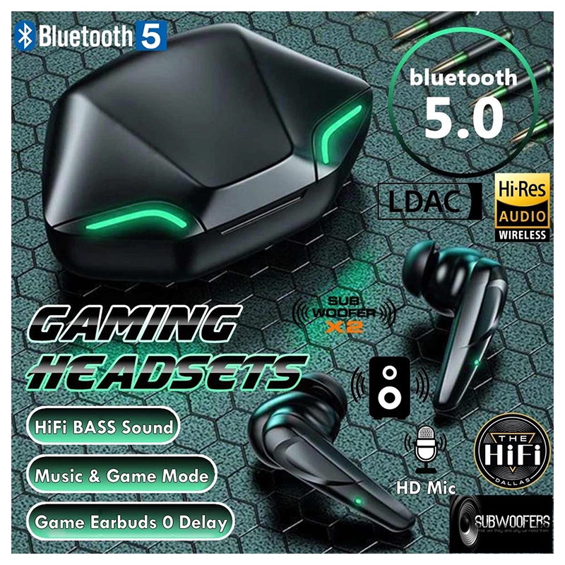 G11 TWS Gaming Headset Wireless Earphone Low Latency Earbuds Waterproof Headphone For All Smartphone